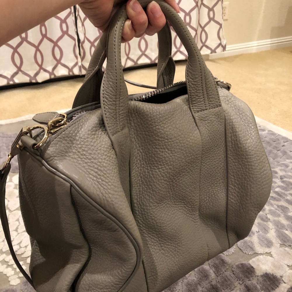 Alexander Wang Rockie Bag Gray with Gold Hardware